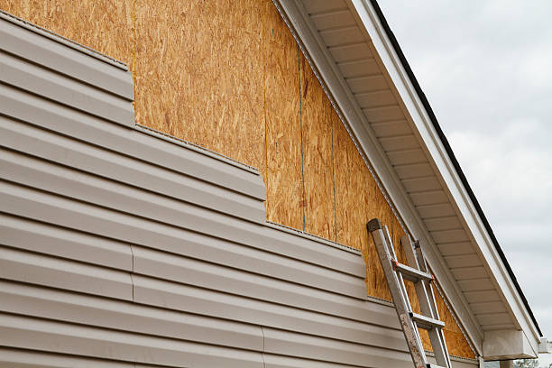 Professional Storm Damage Siding Repair technician working in Markham, IL